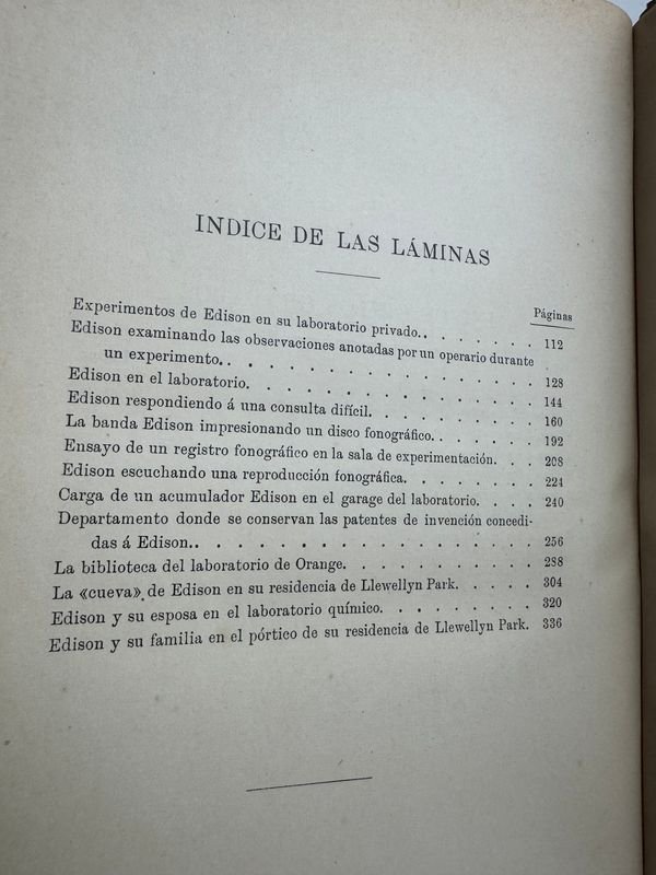 Libro raro de Tomas Alva Edison - BIBLOTECA UNIVERSAL - MONTANER Y SIMON EDITORES BARCELONA - 1911 - imagen 7
