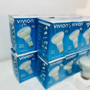 Lámparas Incandescentes Vivion Hongo Reflectora Luz Blanca 40W - imagen 3