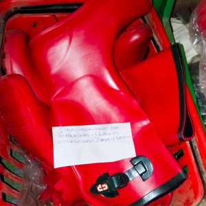 Botas de Goma Rojas para Trabajo - imagen 3