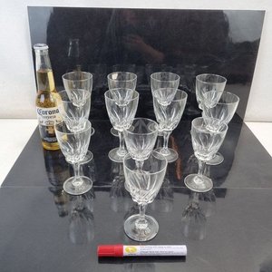 L 395 - 12 Piezas - Set de 12 copas para licor o grappa, con diseño trabajado y base de apoyo para servir y lucir en cualquier mesa - imagen 2