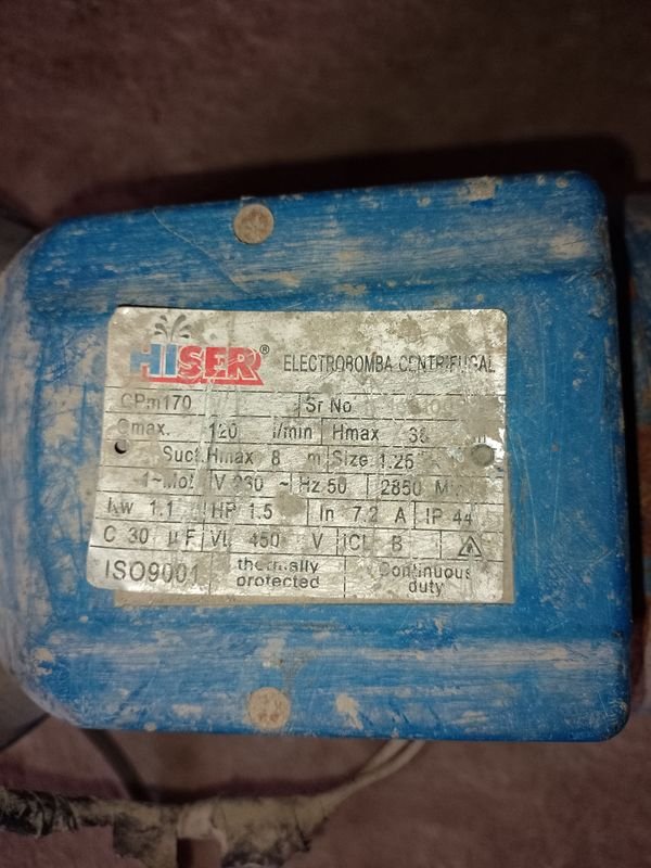 Bomba de agua monofásica con tanque presurizador - imagen 4
