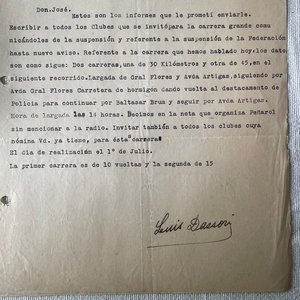 Carpeta Federación Ciclista Uruguaya: Actas, Sellos, Reglamentos y Notas de Clubes (1948+) - imagen 6