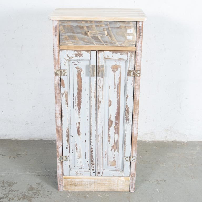 Mueble Rústico con Puertas, Cajón y Laterales Celosía