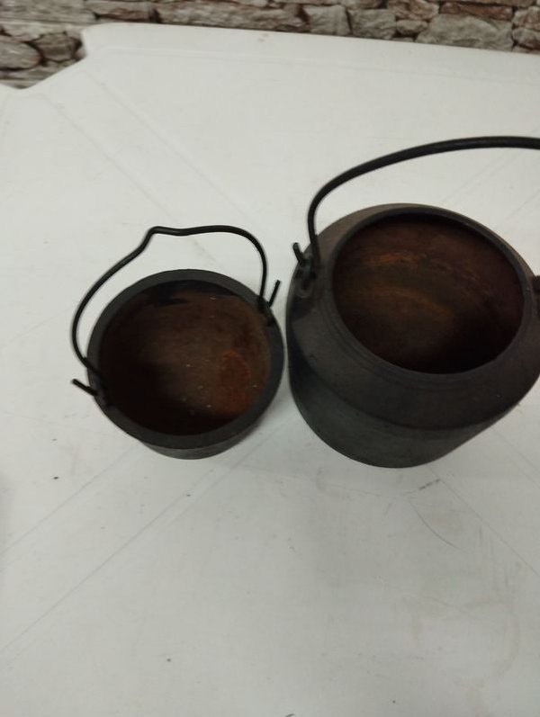 Coleros antiguos de hierro para cocina - imagen 1