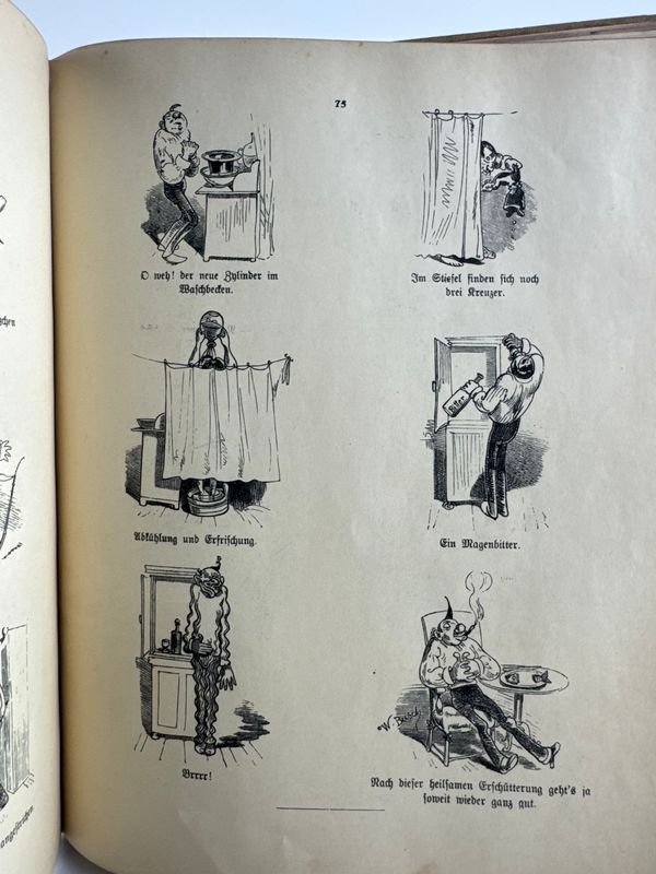 Colección de dibujos de Wilhelm Busch, Max y Moritz, c. 1900 - imagen 5
