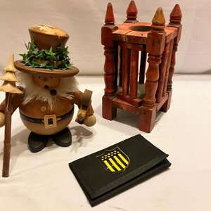 Móvil de Cuna de Madera con Ositos y Billetera de Peñarol - imagen 4