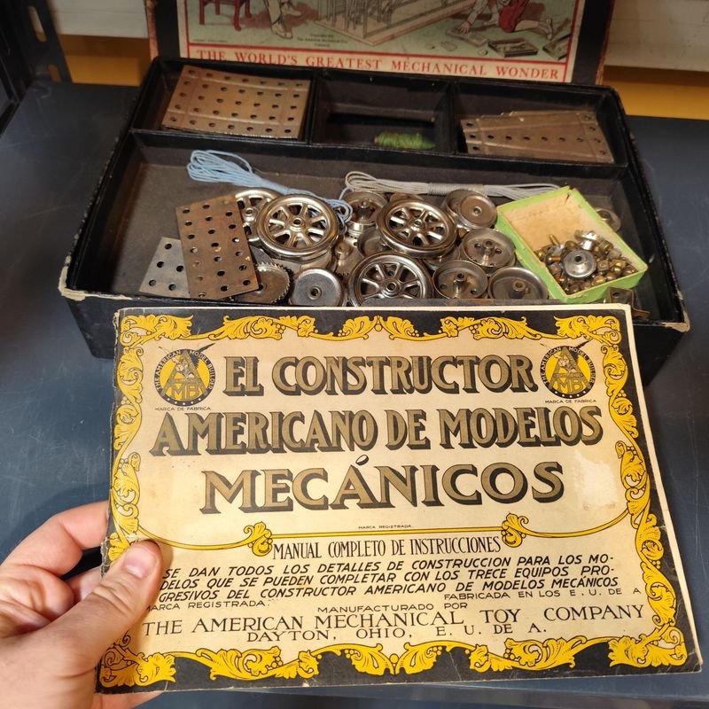 Conjunto de juguetes mecánicos vintage americano - imagen 2