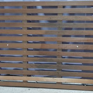 Parilla y Piecera de Cama Antigua de 2 Plazas en Madera - imagen 3