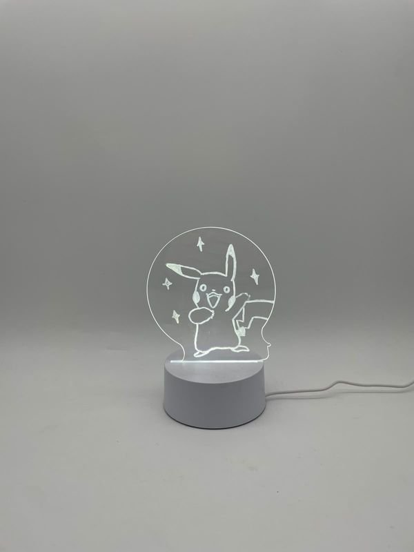 Panel de acrilico para notas con luz led