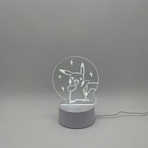 Panel de acrilico para notas con luz led - imagen 1