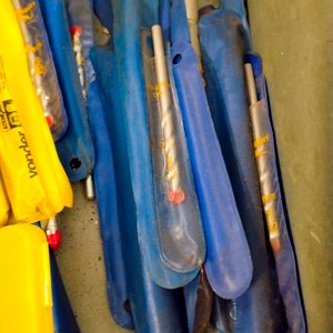 Lote de Mechas Varias en Estuches Amarillos y Azules, Cabezal de Garrafa - imagen 5