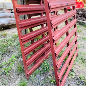 Lote de 3 Rejas Metálicas Rojas 3.0 x 0.75 m - imagen 2