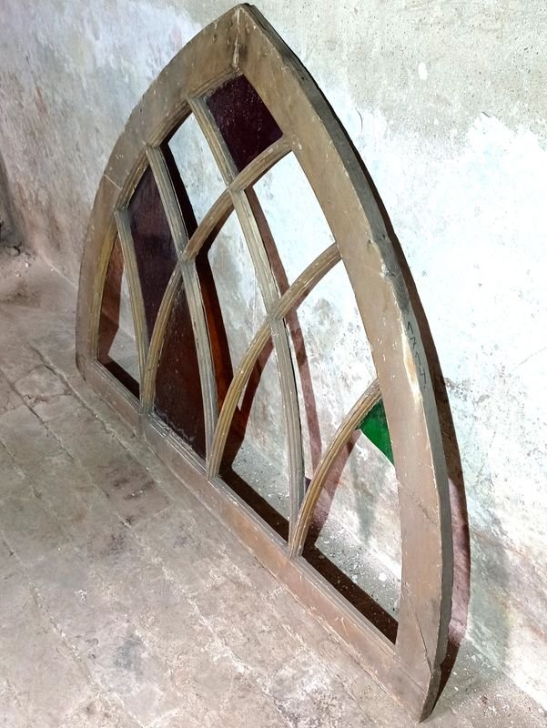 Ventana de vidrio labrado en arco - imagen 2