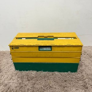 Lote siguiente: Caja de Herramientas Metálica MACC Desmontable Verde y Amarilla