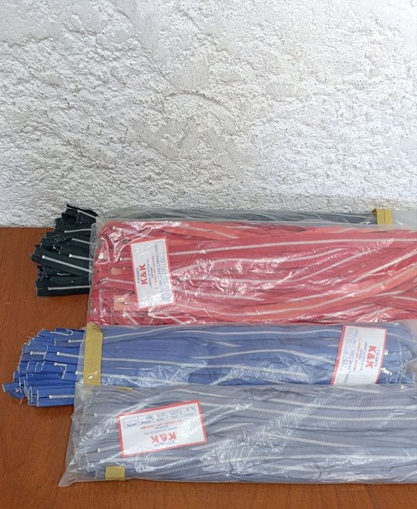Cierres Metal para Ropa, 50 cm, Varios Colores