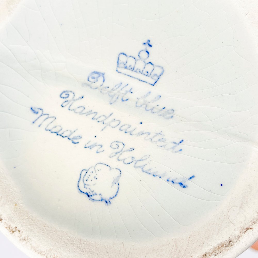Jarra de loza Delft decorada, altura 13 cm - imagen 4