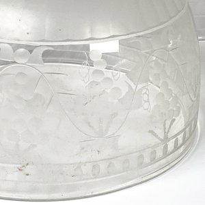 Seis Pantallas de Cristal Tallado Ácido para Lámparas - imagen 3