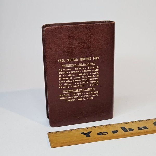 Libro de credito con interior de metal - Año antiguo - imagen 4