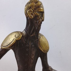 Escultura de Don Quijote y Sancho Panza en Metal Patinado - imagen 7