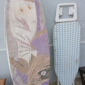 Mesa Ratona Rectangular, Repisa y Dos Tablas de Planchar Plegables - imagen 2