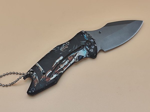 Navaja Buck de alta calidad con diseño de esqueleto - imagen 4