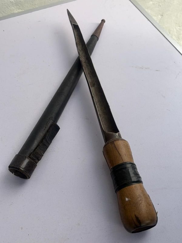 Calador de Semillas Antiguo con Vaina - imagen 1