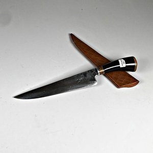 Cuchillo de Acero con Cabo y Vaina, Hoja de 22 cm - imagen 1