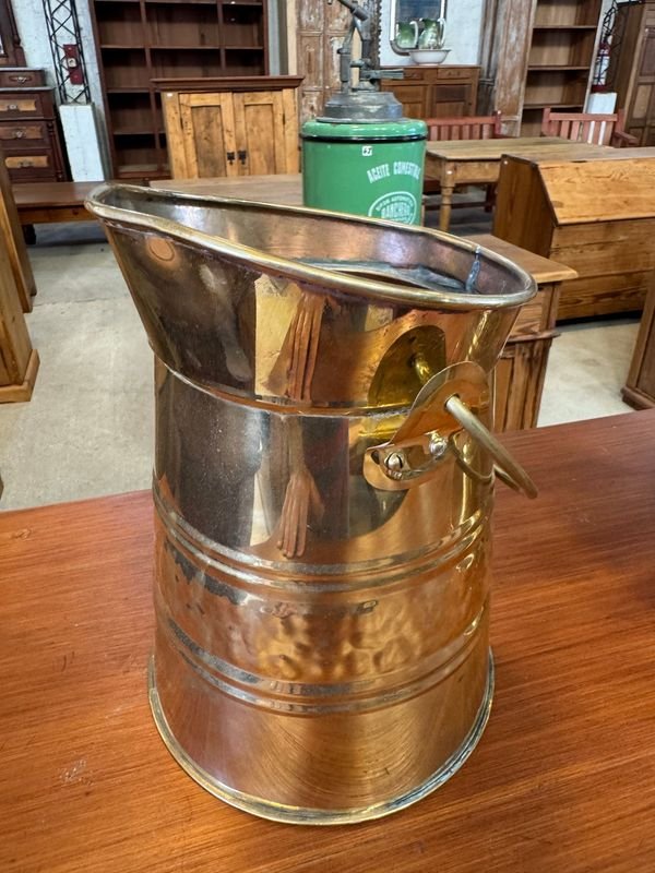 Medidas de latón bronceado: Vaso antiguo con detalles ornamentales - imagen 5