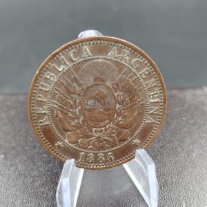 Lote de 4 Monedas "Dos Centavos" República Argentina (1883-1898) - imagen 8