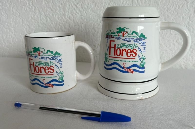 Jarra de cerveza y taza personalizada con monograma - imagen 3