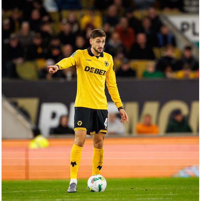 Camiseta de fútbol autografiada Wolverhampton Wanderers Santiago Bueno