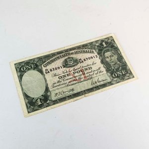 Lote siguiente: Billete de Australia 1 Pound de 1942 - Muy Escaso