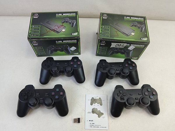 Lote de 2 Consolas Game Stick Lite con 4 Mandos Inalámbricos 2.4G - imagen 1