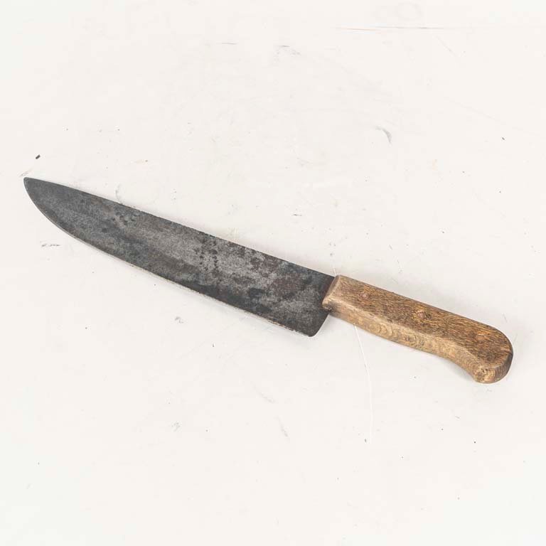 Cuchilla Chef con Mango de Madera y Hoja Solingen - 37 cm