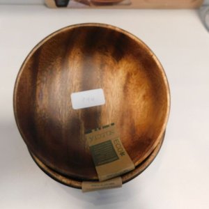 Plato Cavado De Madera para asado o ensaladas - imagen 2
