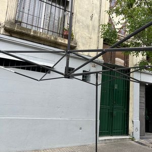 Armazón Plegable para Gazebo Metálico Negro - imagen 4