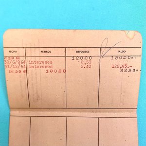 Libreta Antigua Caja de Ahorros Banco de San José - Año 1962 - imagen 4