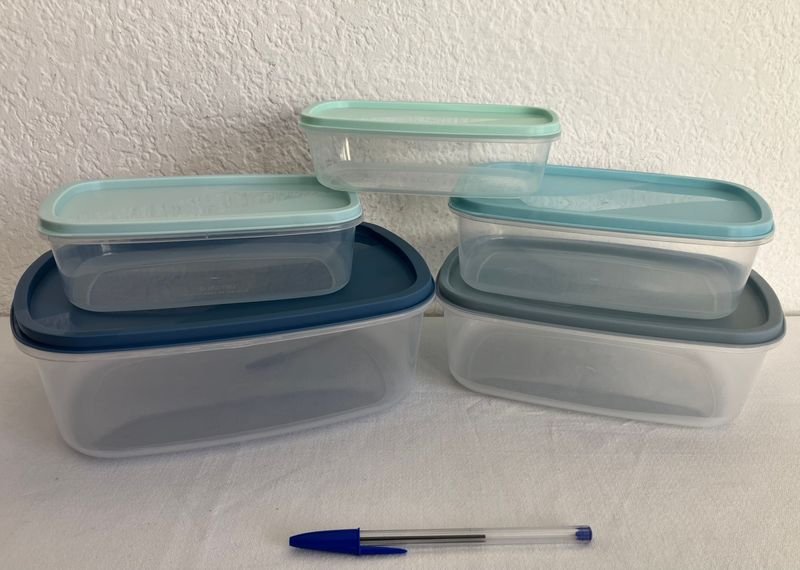 Lote siguiente: Juego de tupper 5PCS, nuevo - Conjunto de contenedores de plástico