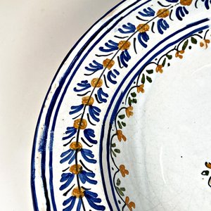 Plato de Cerámica Talavera Decoración Floral - Diámetro 27 cm - imagen 3