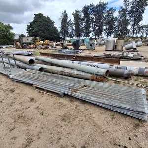 Lote de Chapa Metálica Ondulada y Tubos Industriales - imagen 5