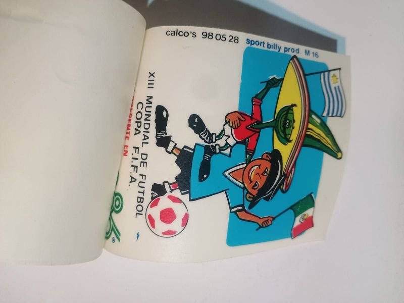 Pegatina para vidrio interno mundial México 86 - Colección de deportes - imagen 1