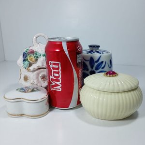 Lote de 4 Cajas Decorativas de Cerámica Estilo Alhajero - imagen 3