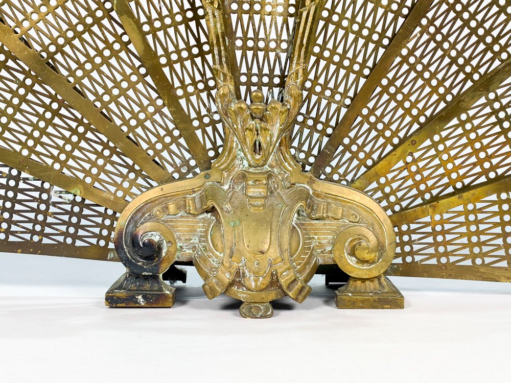 Chispero de bronce con forma de abanico - imagen 2