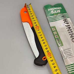 Serrucho de Poda Plegable Tipo Navaja con Mango Naranja y Negro - imagen 5