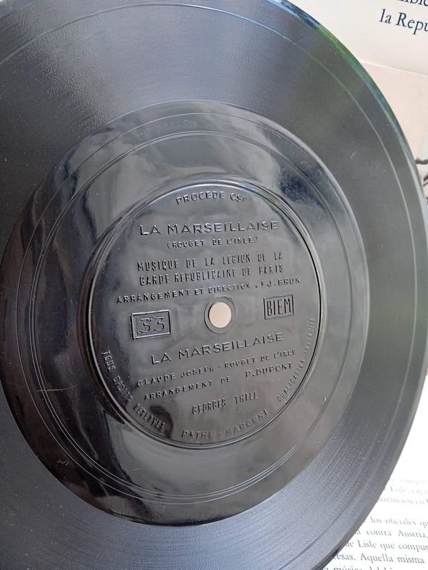 Colección de Discos Flexibles con la Bandera Francesa y Texto en Español - imagen 2
