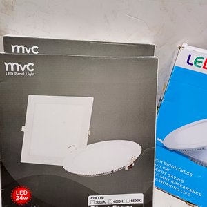 Lote de 7 Lámparas LED Tipo Panel de Luz (12, 18 y 24W) - imagen 5