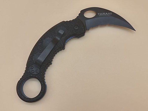 Navaja Karambit Plegable Tarani Slingshot - imagen 1