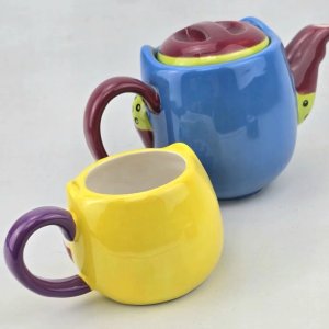 Tetera y Taza de Diseño con Forma de Búho - imagen 5