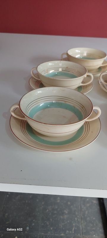 Tazas con platillo de porcelana - imagen 4