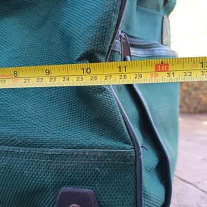 Bolso de Viaje Verde con Carro Plegable y Ruedas - imagen 7